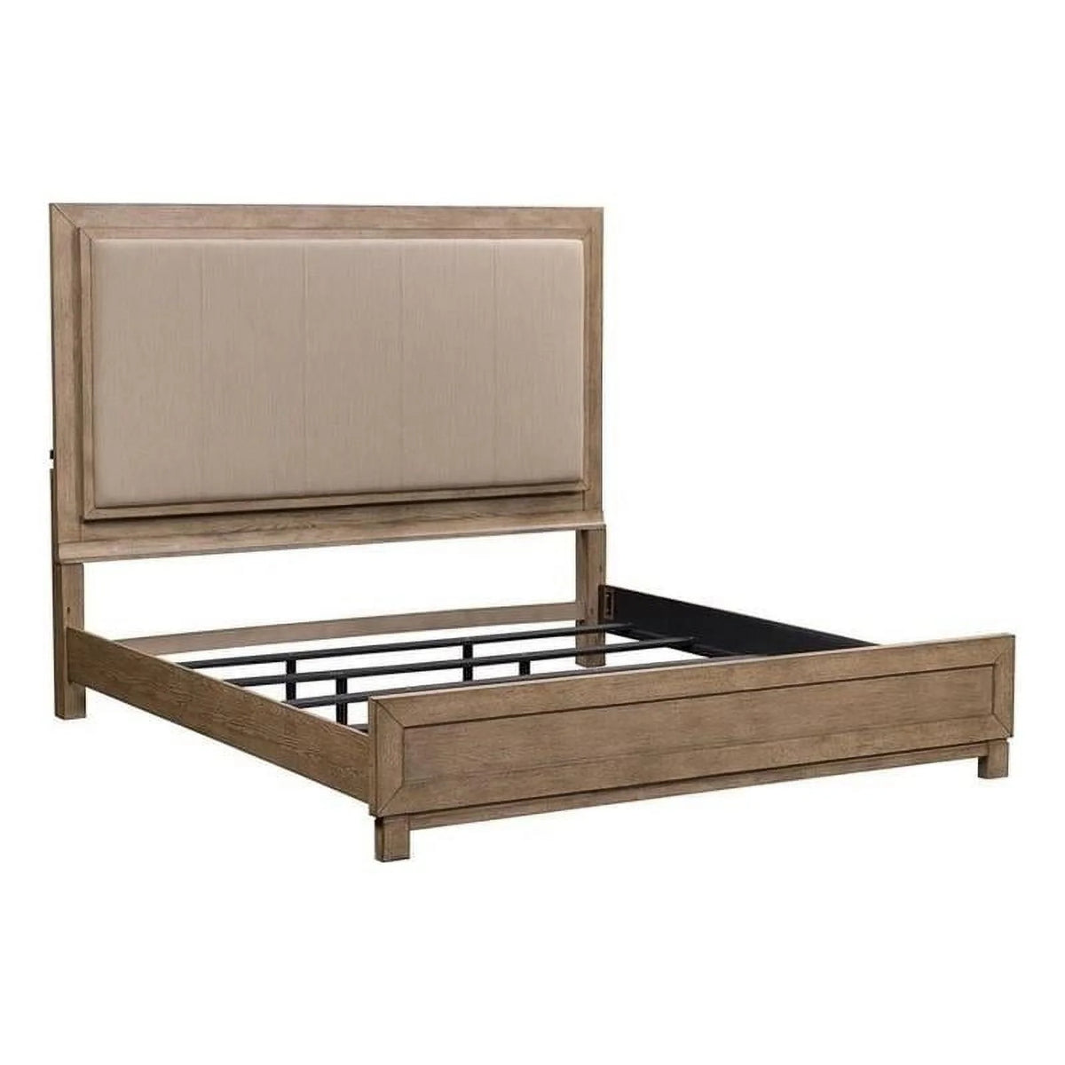 King Upholstered Wood Bed F428