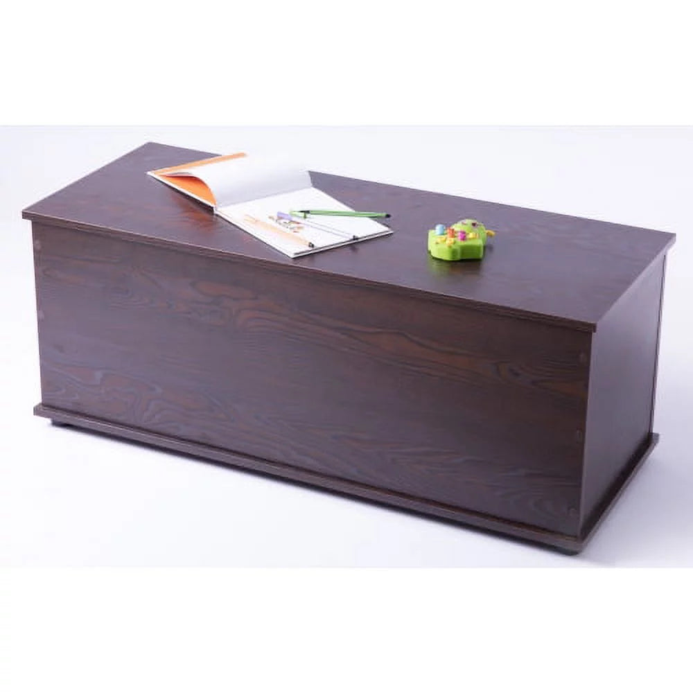 Brown Wooden Toy Box Z976