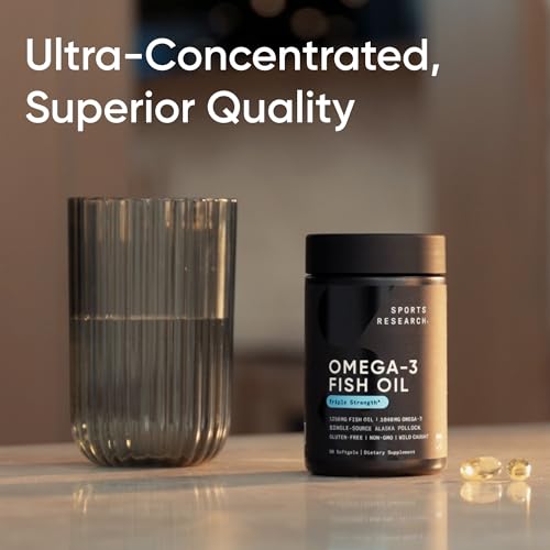 90 ct Triple Strength Fish Oil Supplement O830127