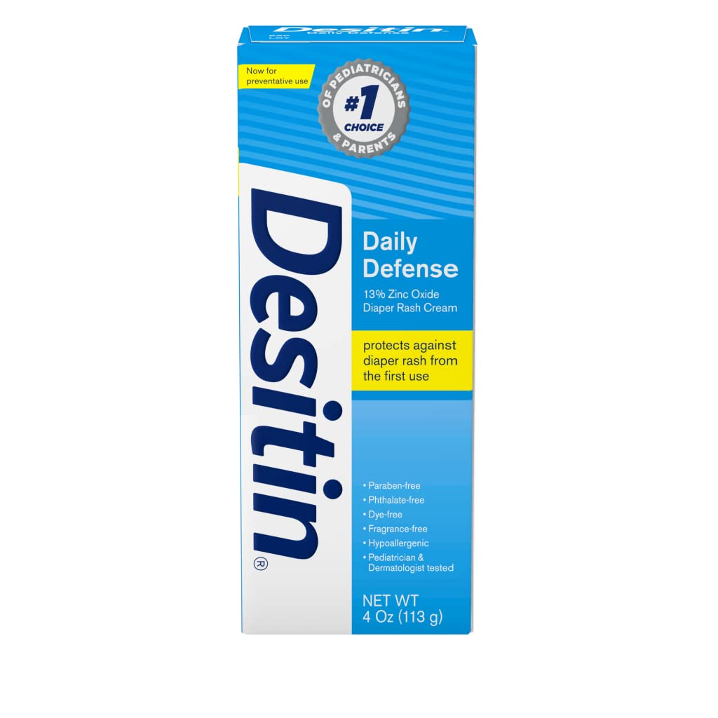 Zinc Oxide Diaper Rash Cream 4 oz (Pack of 2) J2366