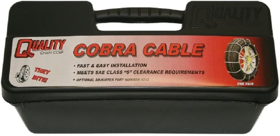 Passenger Snow Traction Tire Chains Pack of 2 Q816211