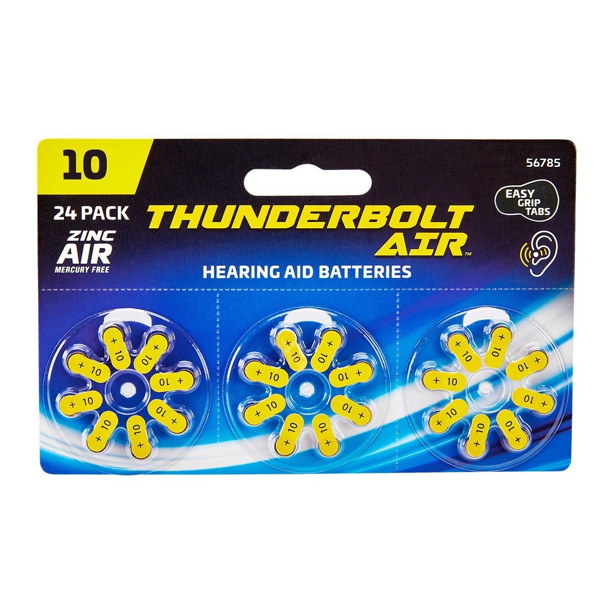 Hearing Aid Batteries, 24 Pack Q558