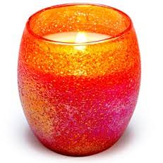Glass Candle A12329