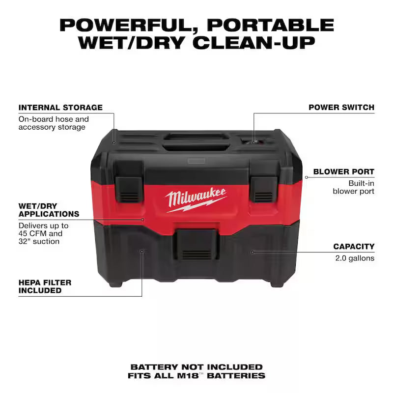 18V Cordless Combo Kit 6-Tool with Batteries Charger and Tool Bag Q8540