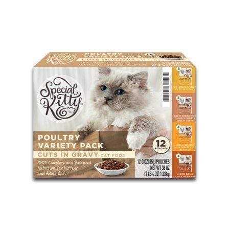 Turkey & Chicken Flavor Gravy Wet Cat Food O58093