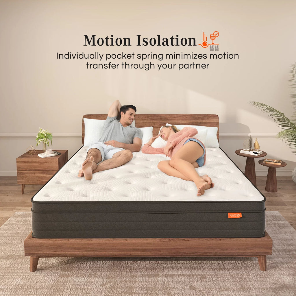 King Size Medium Firm Memory Foam Hybrid Mattress T926