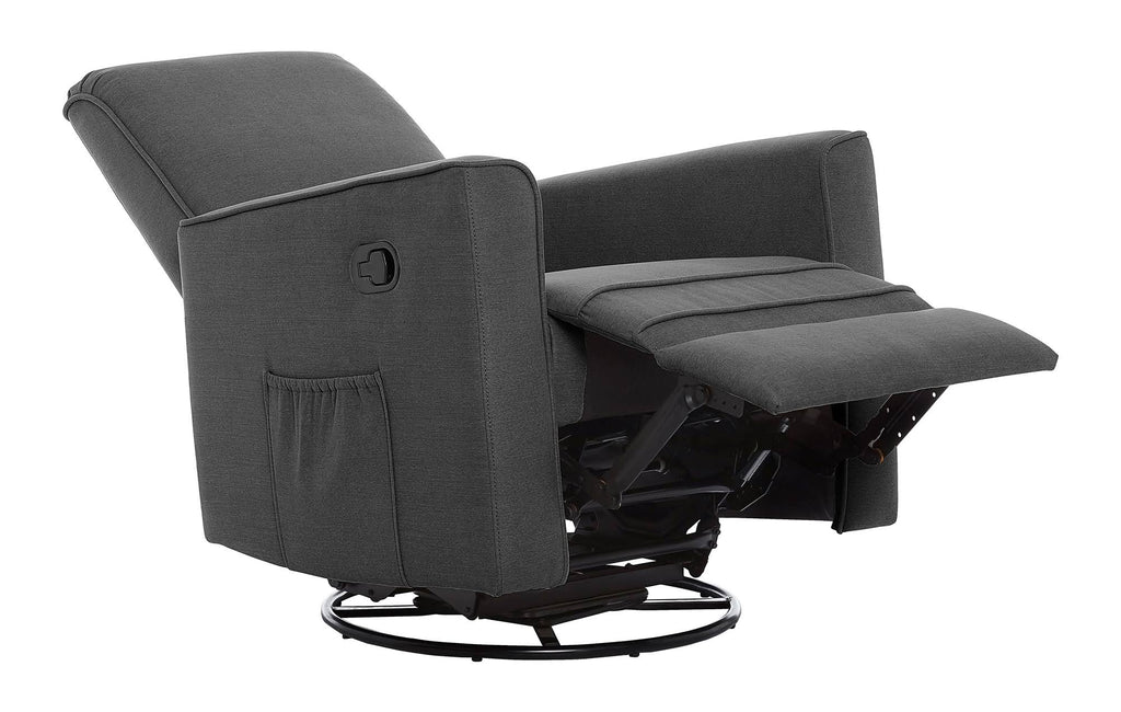 Rustic Grey Glider Recliner and Rocker N17875