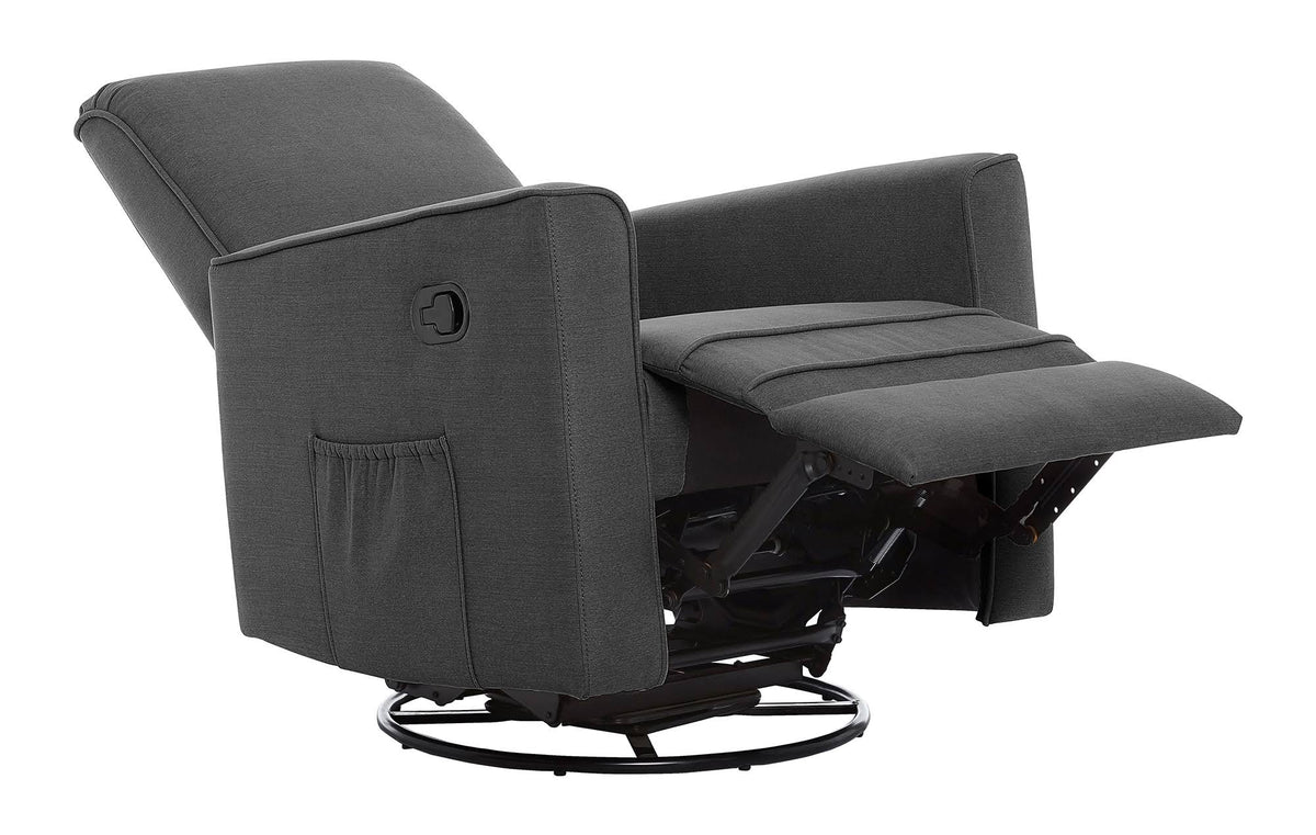 Rustic Grey Glider Recliner and Rocker N17875