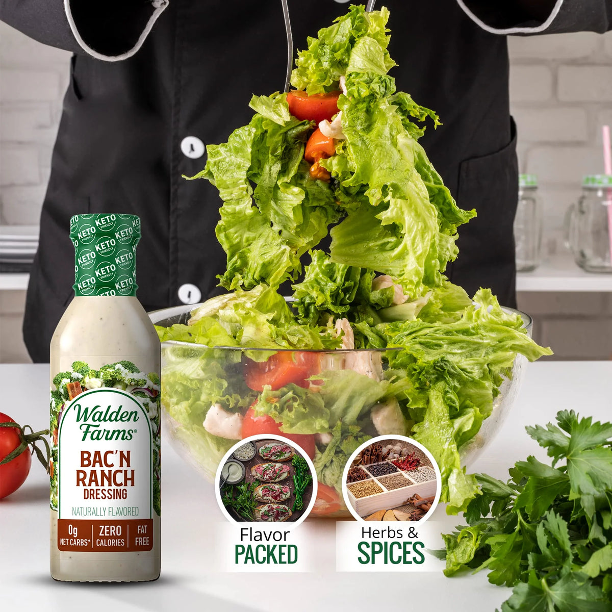 Bacon Ranch Dressing 12 oz Bottle 6 Pack S29722