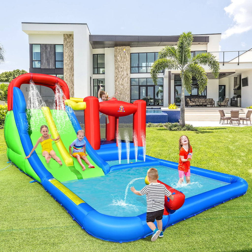 Inflatable Water Slide Kids Bounce Castle with Blower L870