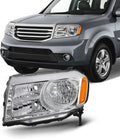 Chrome Halogen Headlight Driver Left Side Replacement U508263