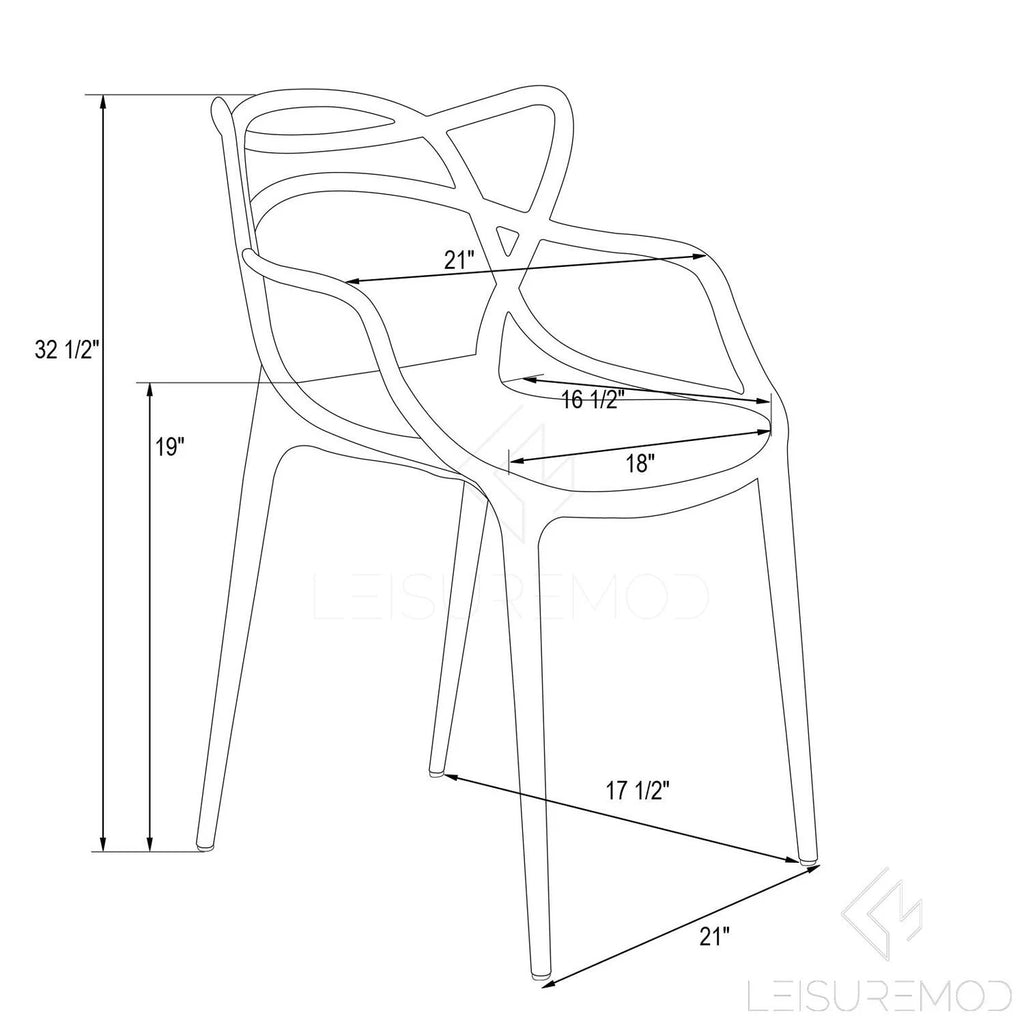 Modern Wire Design Chair A4043