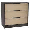 3 Drawers Weathered Oak Dresser D1589