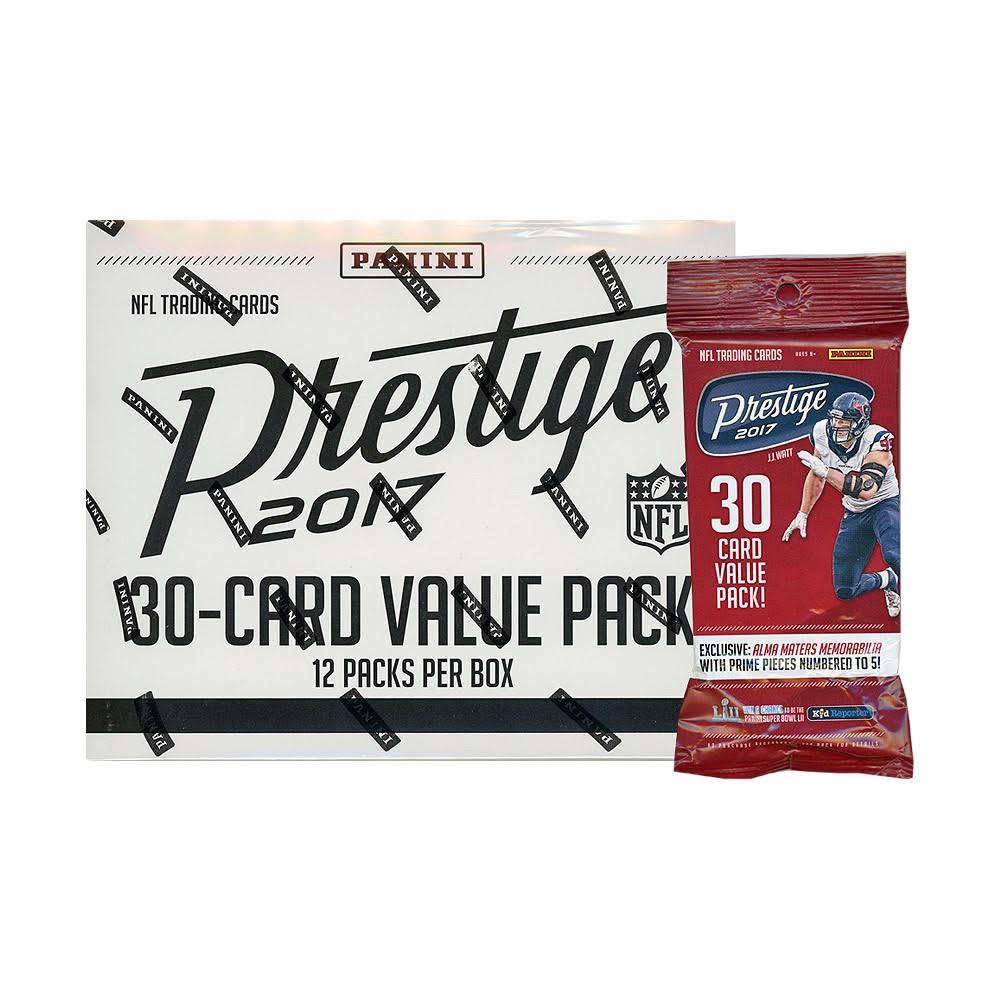 2017 Panini Prestige Football 12ct Fat Pack Box I22587
