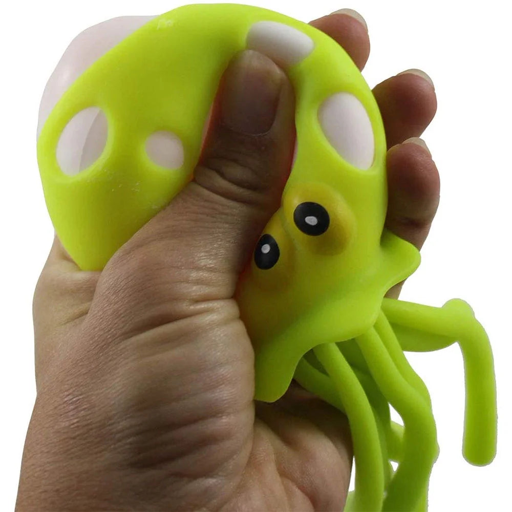 1 Pc Octopus Rubber Bath Toys N84201