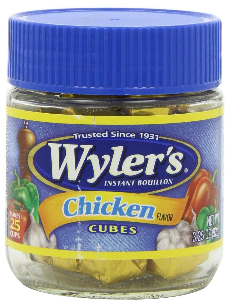 Chicken Instant Bouillon Cubes 3.25 OZ Pack of 4 X51083