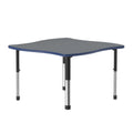 42x42" Gray Granite Laminate Desk P683264