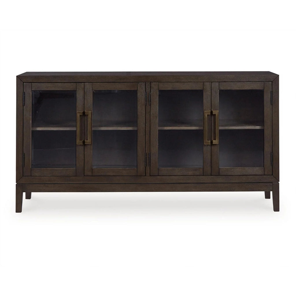 Dark Brown Wood Dining Server W5541