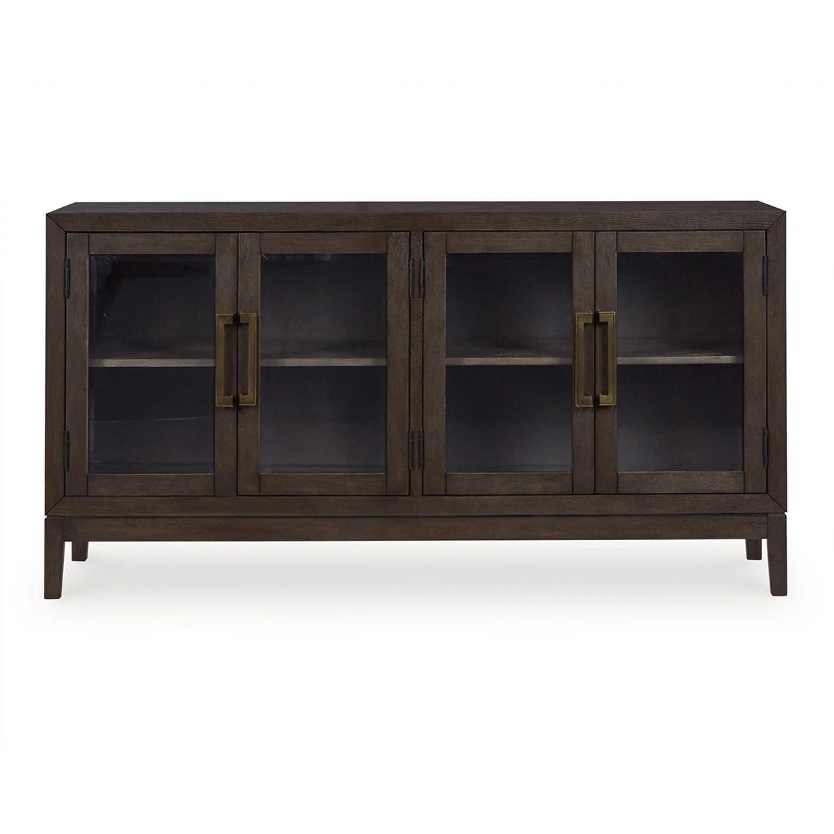 Dark Brown Wood Dining Server W5541