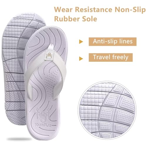 Women's Non-Slip Arch Support Flip Flops Thong Sandals X427
