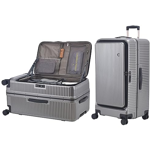 White 29 Inch Lightweight Hardshell ABS+PC Checked Luggage with TSA Lock P322