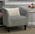 Dove Gray Microfiber Accent Chair J149