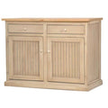 Light Blue Poplar Kitchen Island with Oak Top O42417