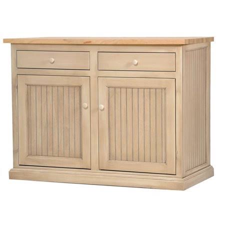 Light Blue Poplar Kitchen Island with Oak Top O42417