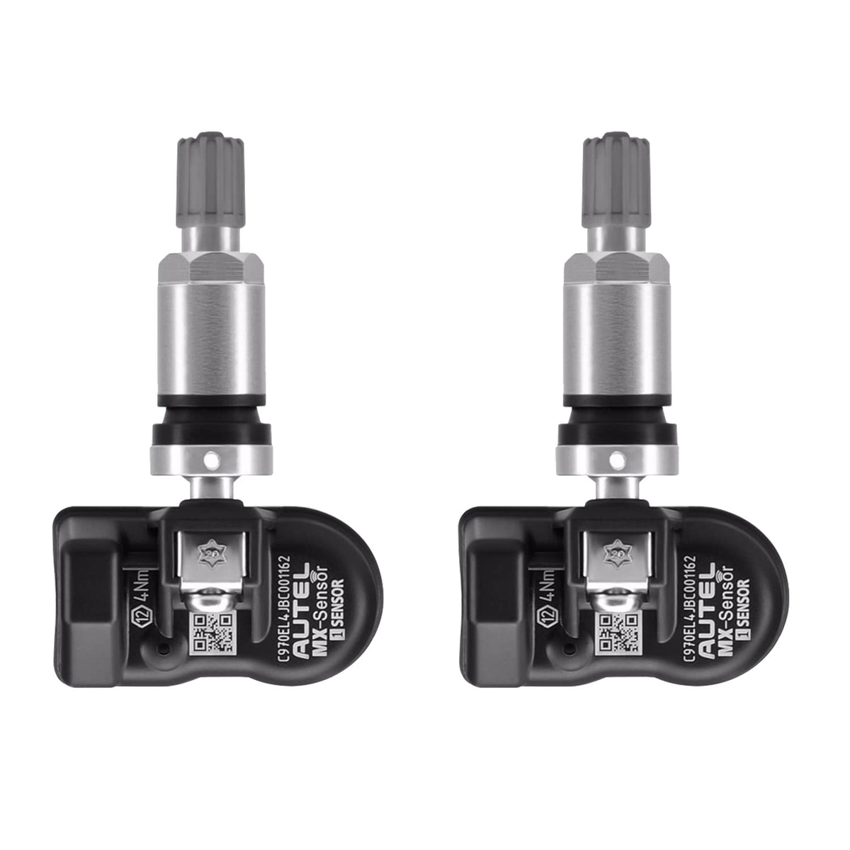 TPMS Sensor 315MHz+433MHz 2 in 1 Dual Frequency Tire Pressure Sensor Sets of 2 (Metal Valves) C4015