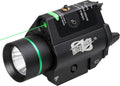 800 Lumen Tactical Weapon Mount Light with Green/Red Beam and White LED Combo Flashlight Q899