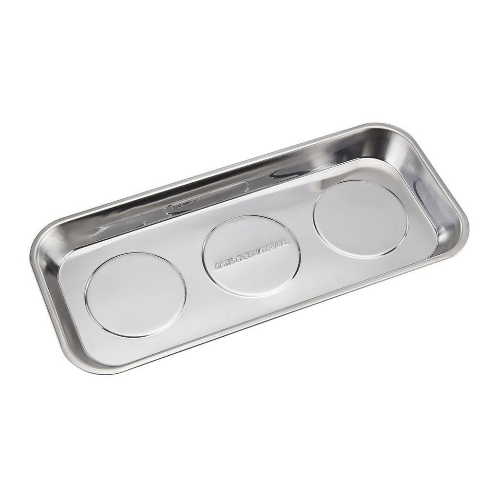 14-1/8 in. x 6-1/4 in. Magnetic Stainless Steel Parts Tray S15707