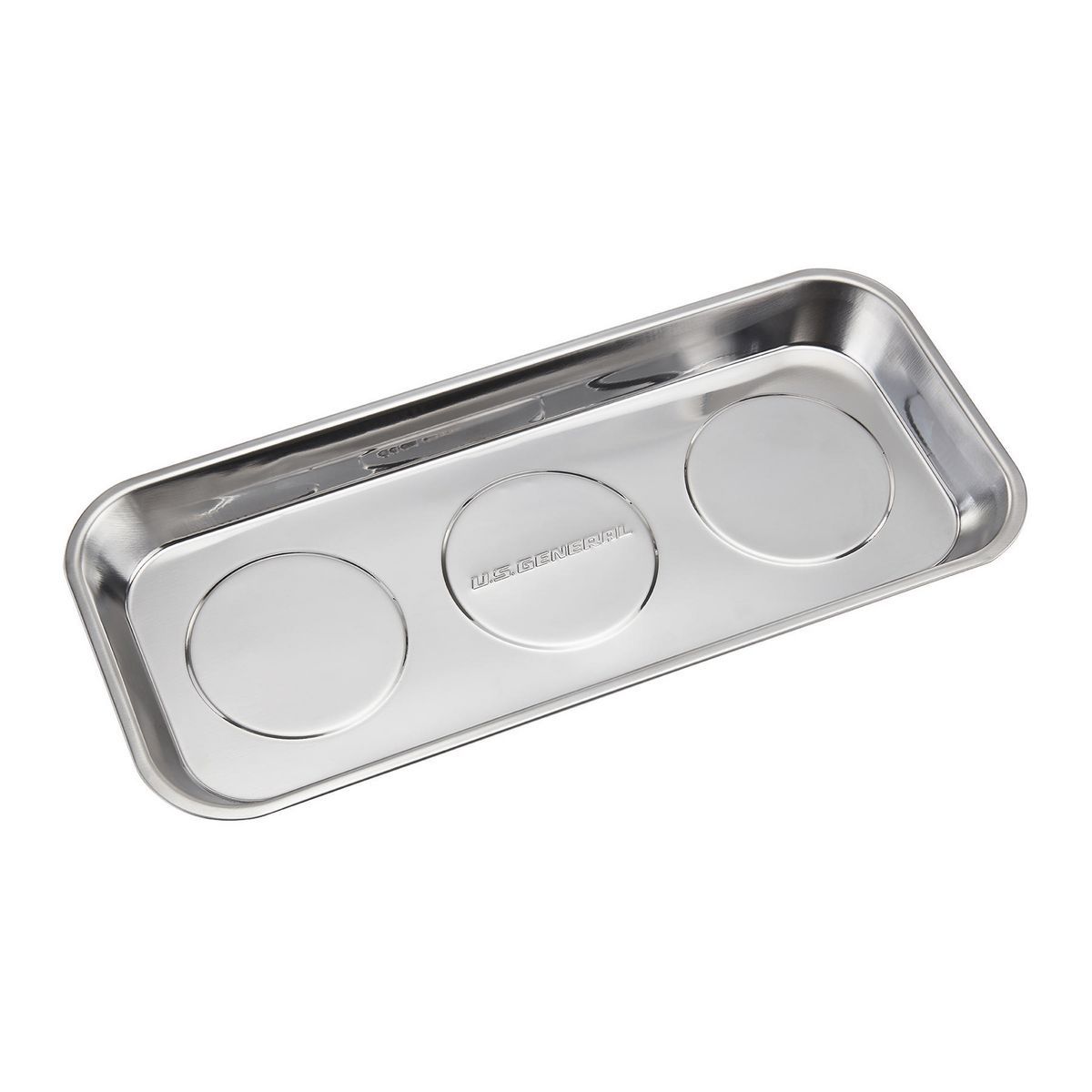 14-1/8 in. x 6-1/4 in. Magnetic Stainless Steel Parts Tray S15707