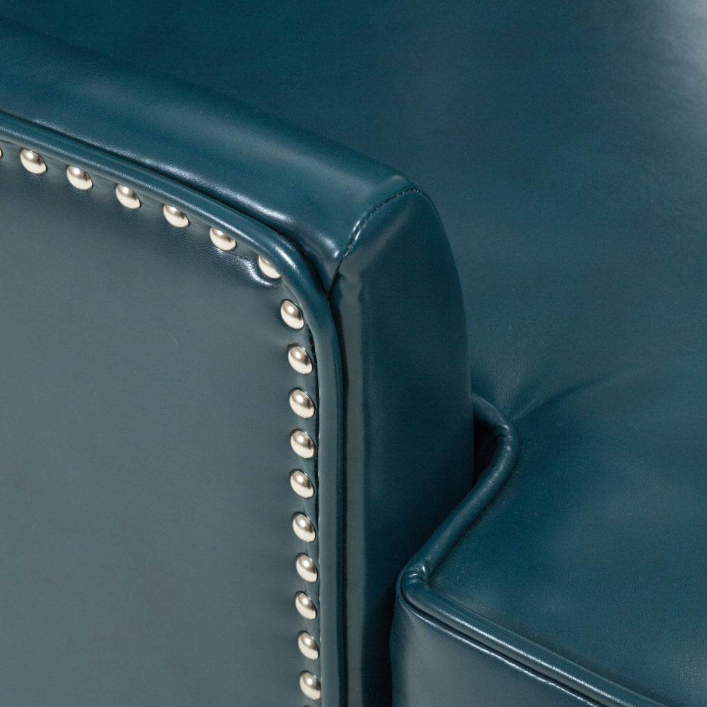 Black High Back Wing Chair O18996