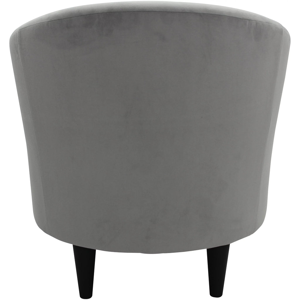 Dove Gray Microfiber Accent Chair J149