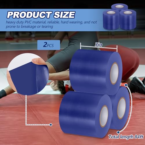 3 or 4 Inch x 65.6 ft PVC Gym Mat Tape M76380