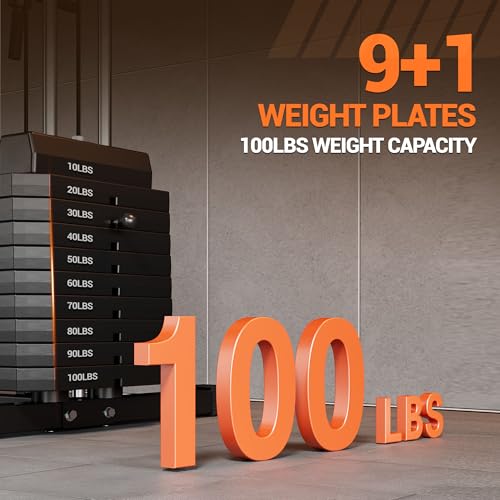 Multifunctional Home Gym Machine with Weight Stack B614493