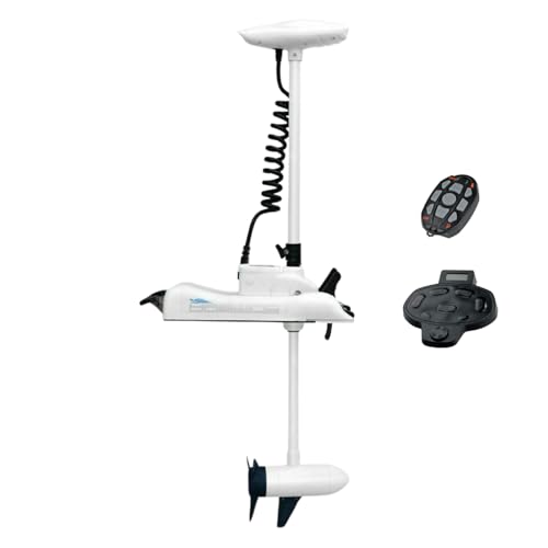 12V 55LB 54 Inch Shaft Electric Trolling Motor with Remote Control N649