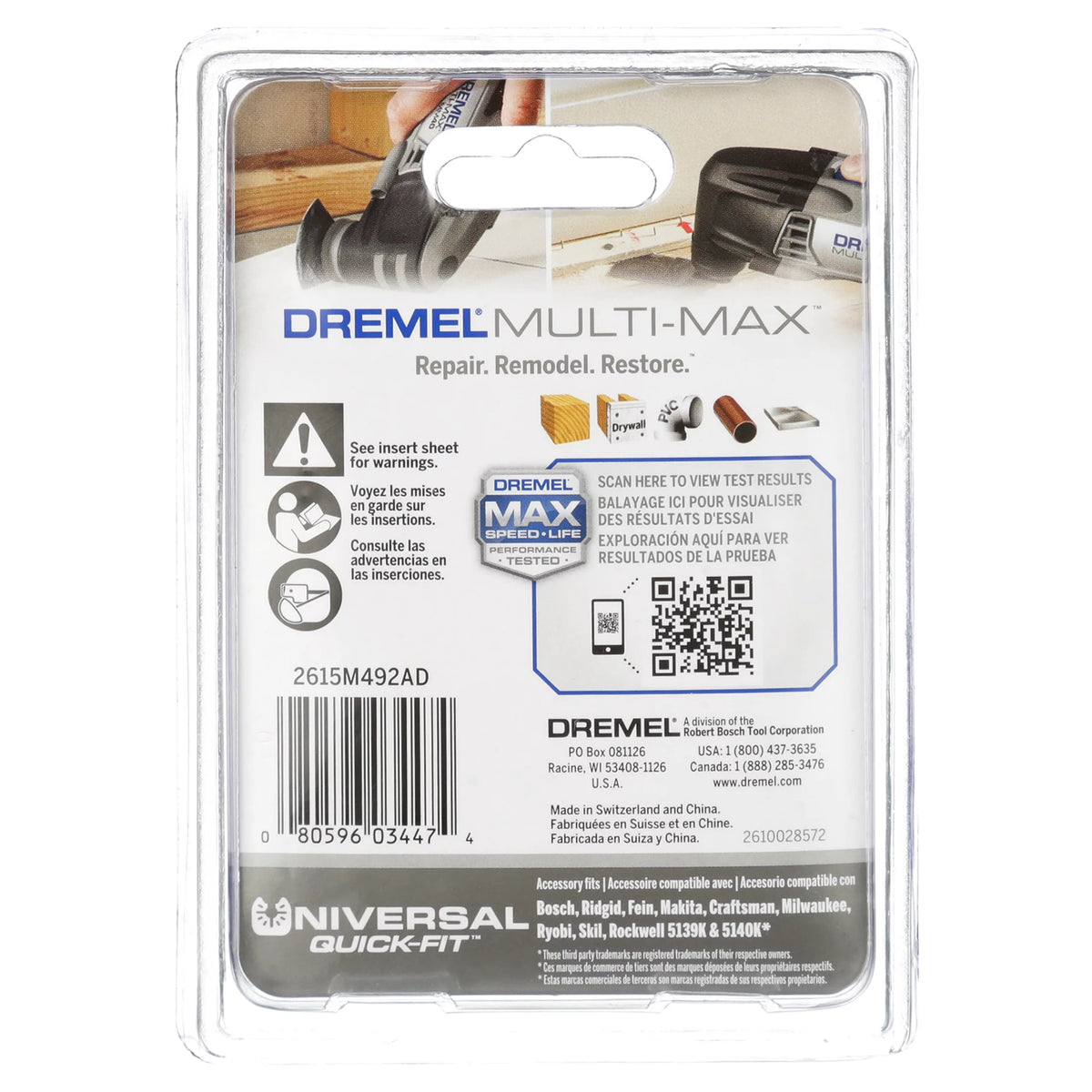 3-Piece Oscillating Cutting Accessory Set P474050