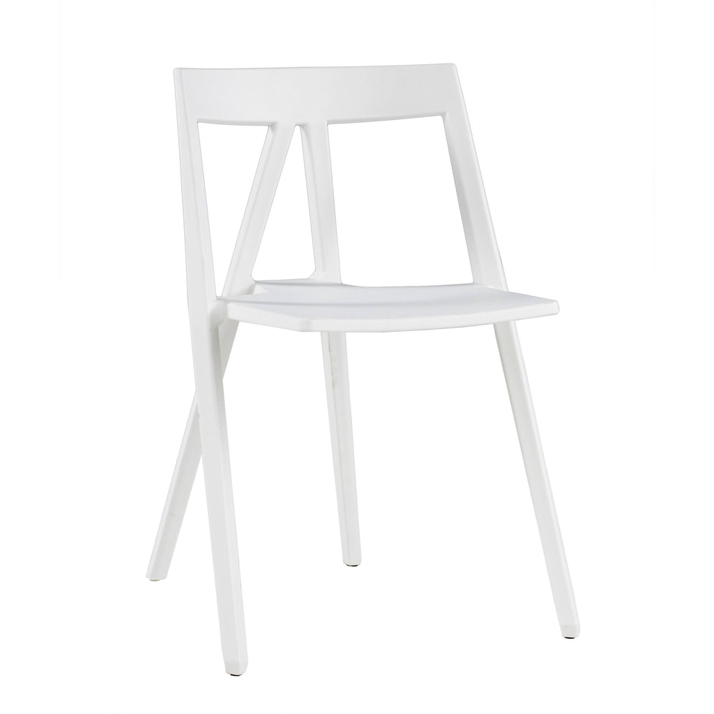 Black Polypropylene Stackable Dining Chair O17656