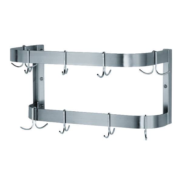 72" Wall Mounted Double Bar Pot Rack D225