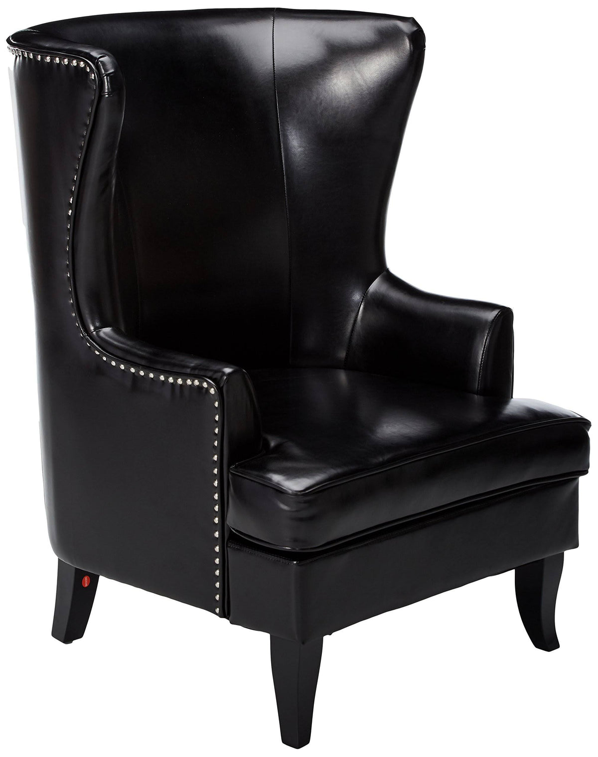 Black High Back Wing Chair O18996