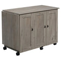 Contemporary Engineered Wood Sewing Craft Table in Oak Y2703