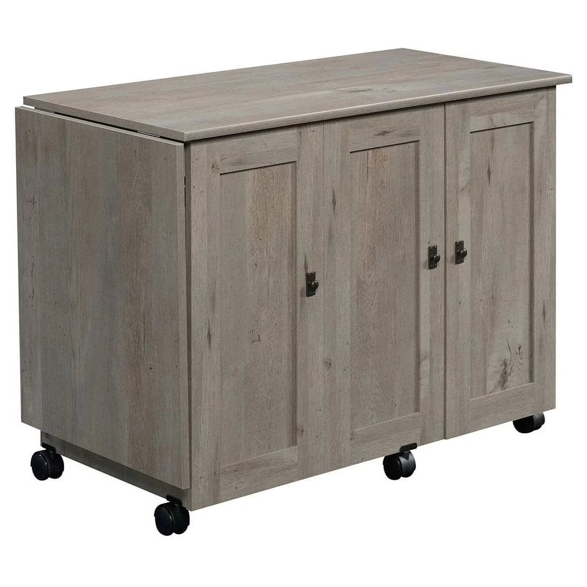 Contemporary Engineered Wood Sewing Craft Table in Oak Y2703