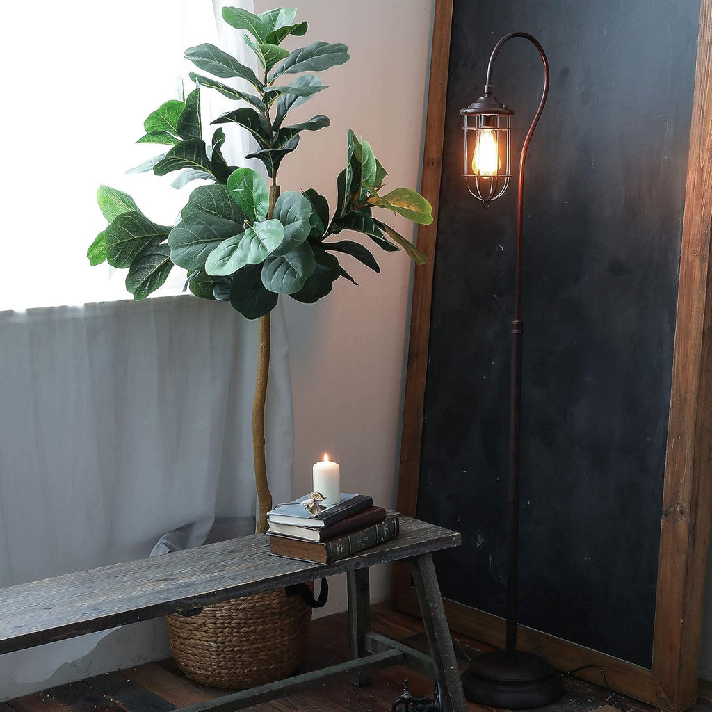 Adjustable Cage Shade Floor Lamp R194