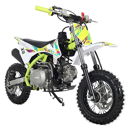 110cc Gas Dirt Bike with Automatic Transmission and 10"/10" Tires (Green) B6119