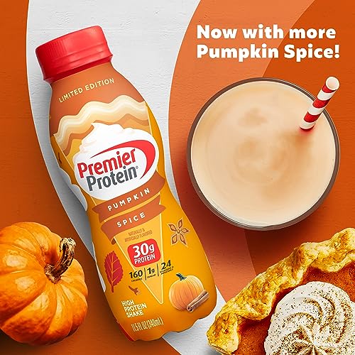 Pumpkin Spice 11.5 Fl Oz Pack of 12 Protein Shake H642
