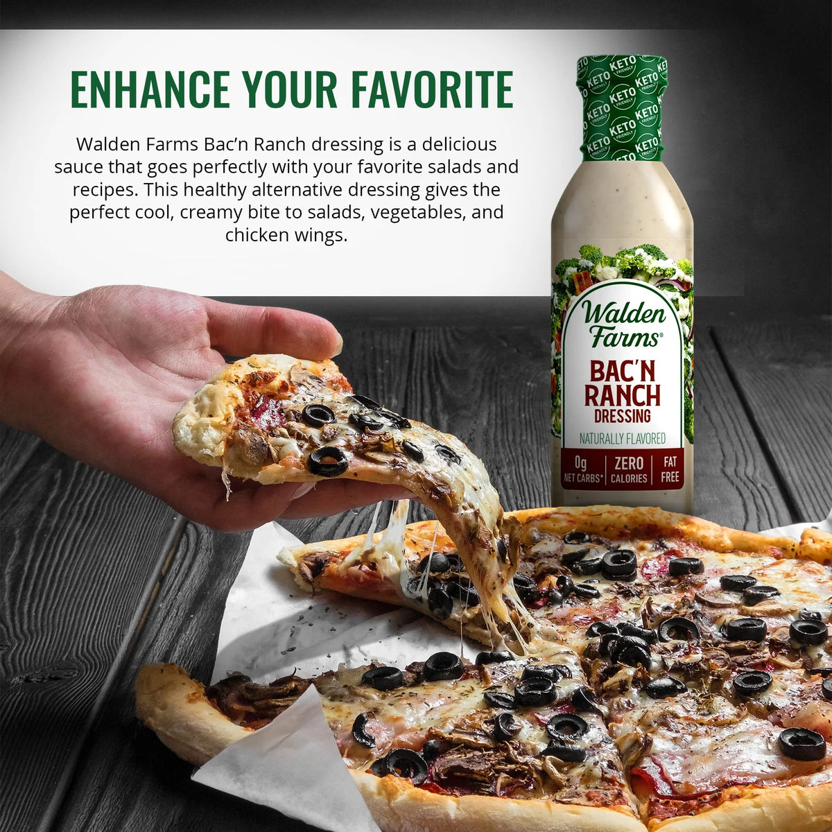 Bacon Ranch Dressing 12 oz Bottle 6 Pack S29722