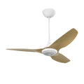 52 Ceiling Fan with Caramel Aluminum Blades and White Finish X9412