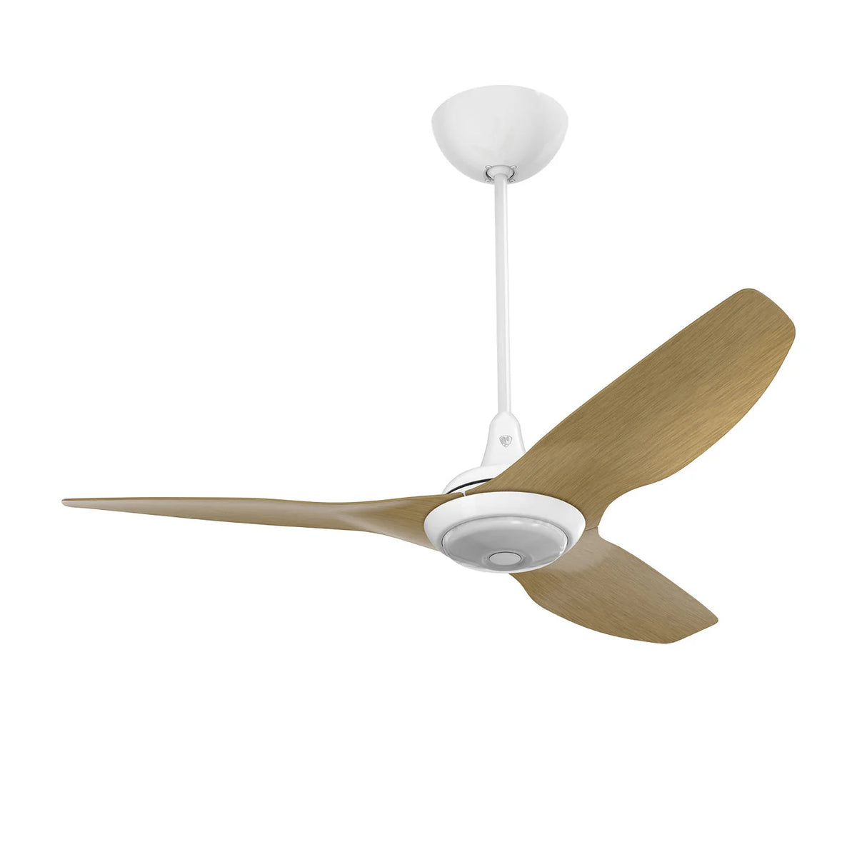 52 Ceiling Fan with Caramel Aluminum Blades and White Finish X9412