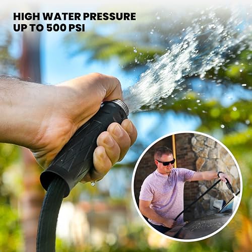 100 Ft Stainless Steel Heavy Duty Garden Hose M960981